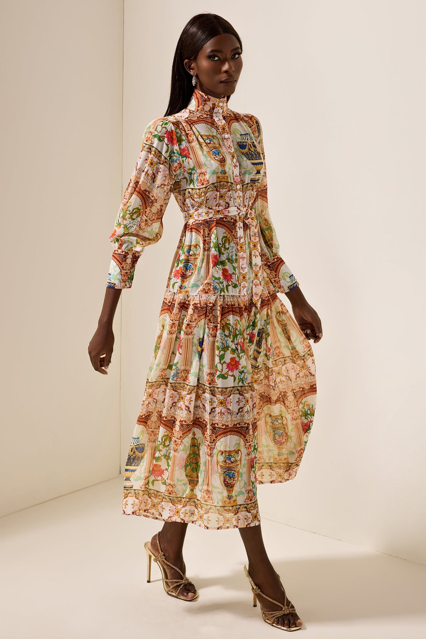 A Vintage Style Dress with Delicate Timeless Details
