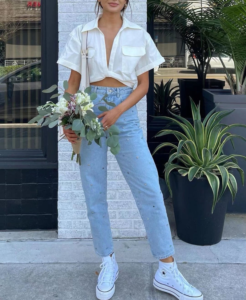 A Vintage Style Shirt with Delicate Timeless Details