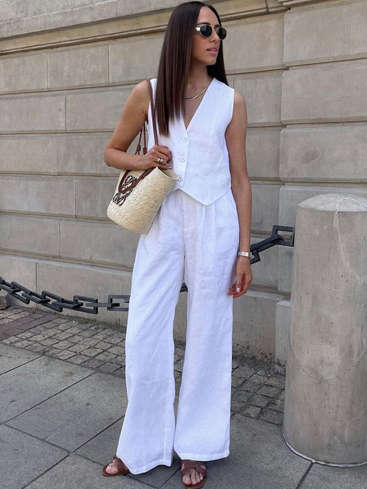 A Vintage Style Pants with Delicate Timeless Details