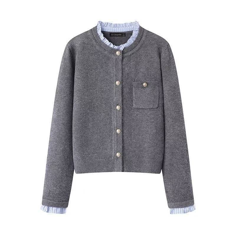 Well Tailored Cardigan with a Graceful Silhouette