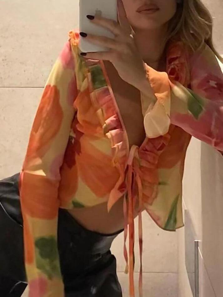 Gracefully Styled Blouse for Any Occasion