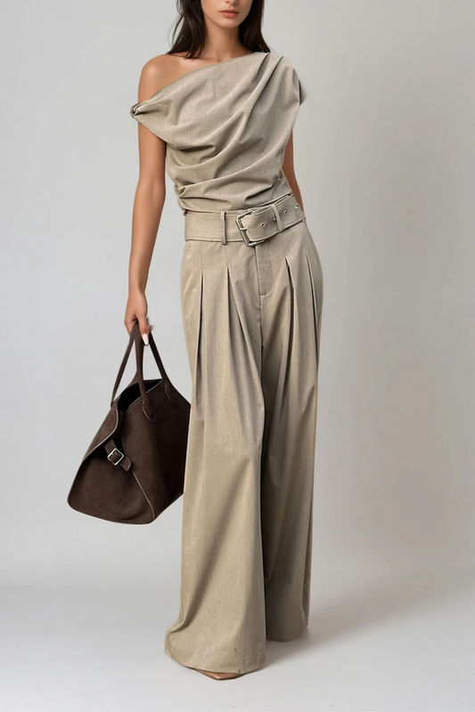 A Vintage Style Pants with Delicate Timeless Details