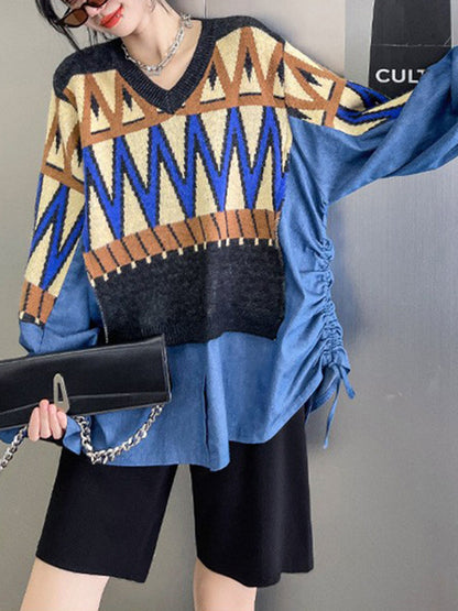 Classic Vintage Sweater with a Flattering Fit