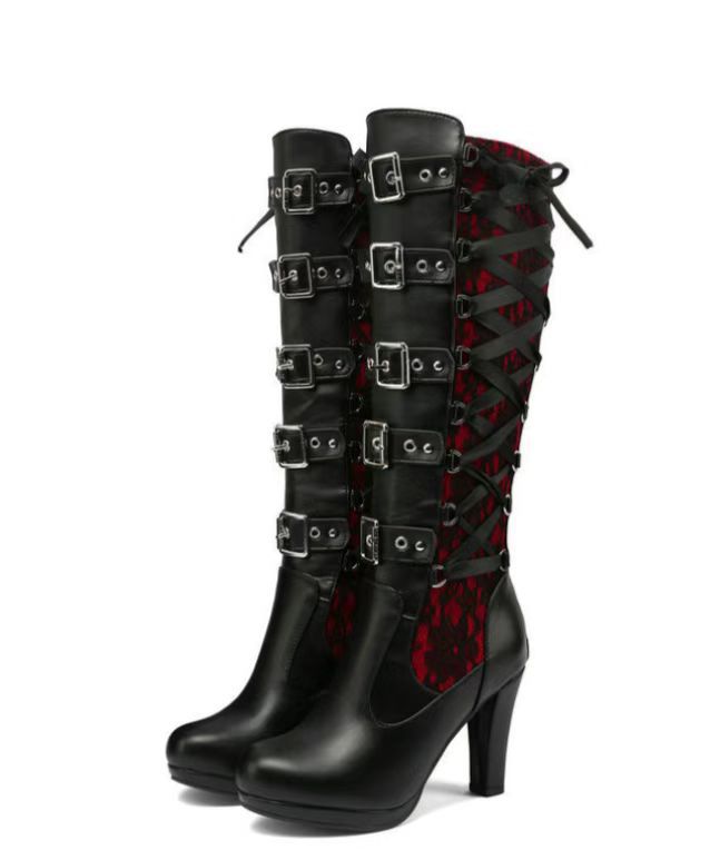 A Vintage Style Boots with Delicate Timeless Details