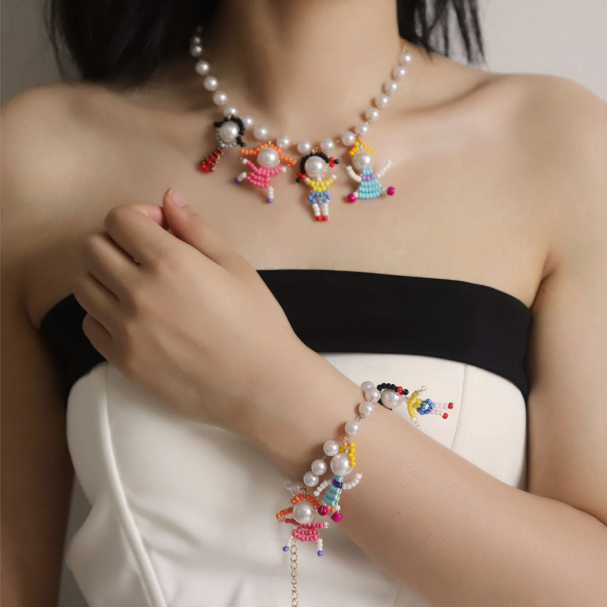 Vintage Handmade Pearl Necklace