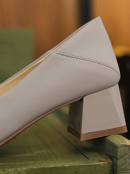 A Vintage Style Shoes with Delicate Timeless Details