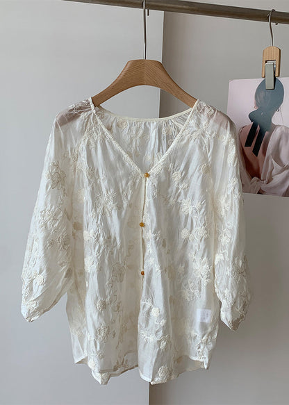 A Vintage Style Top with Delicate Timeless Details