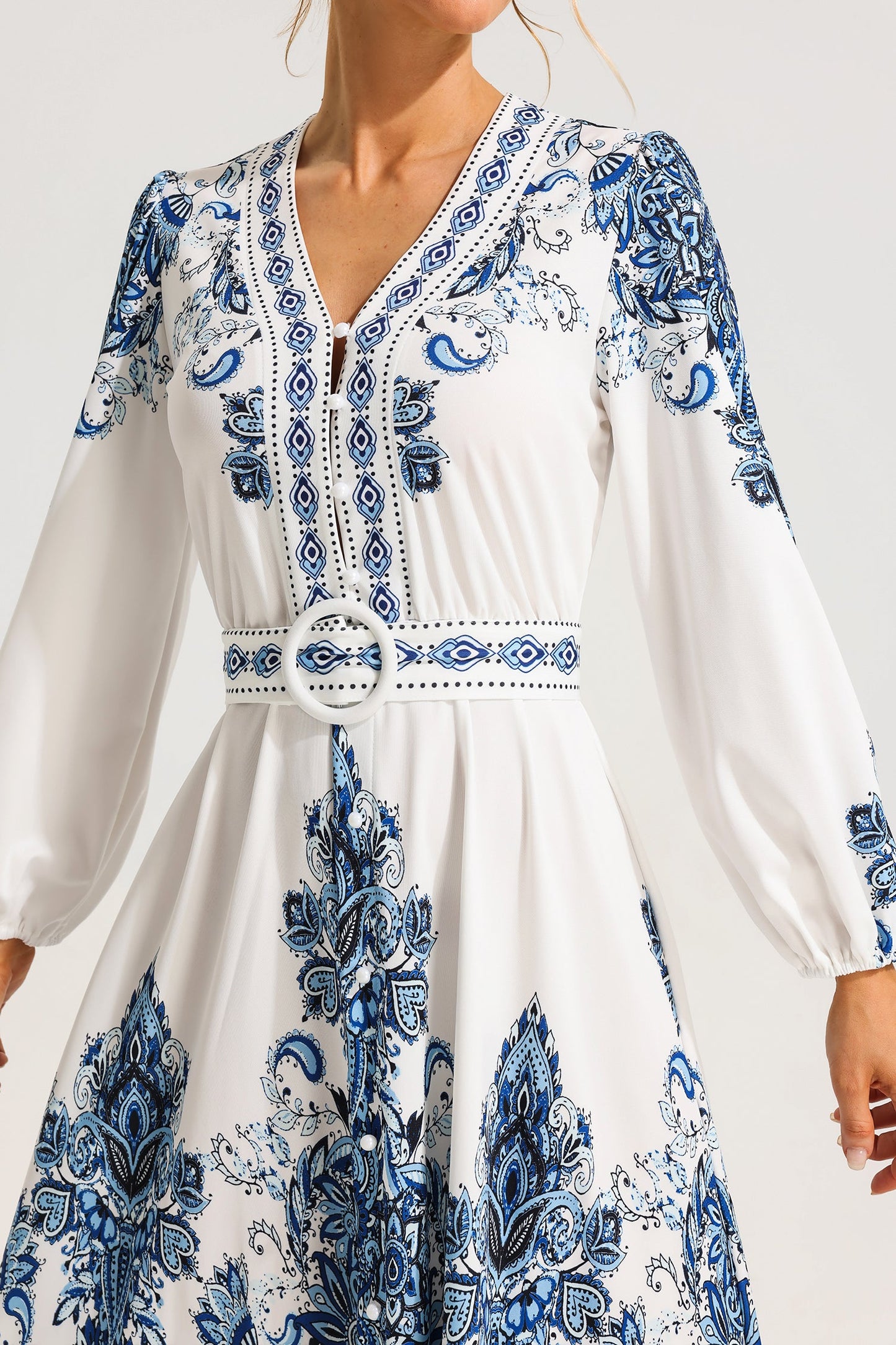 A Vintage Style Dress with Delicate Timeless Details
