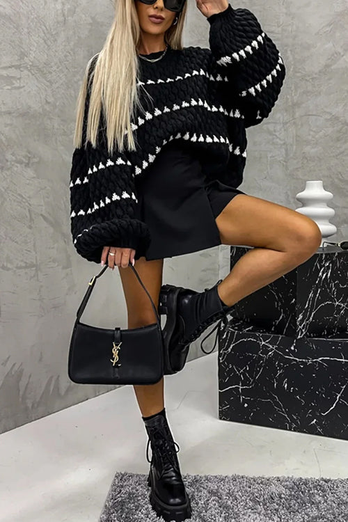 A Vintage Style Sweater with Delicate Timeless Details