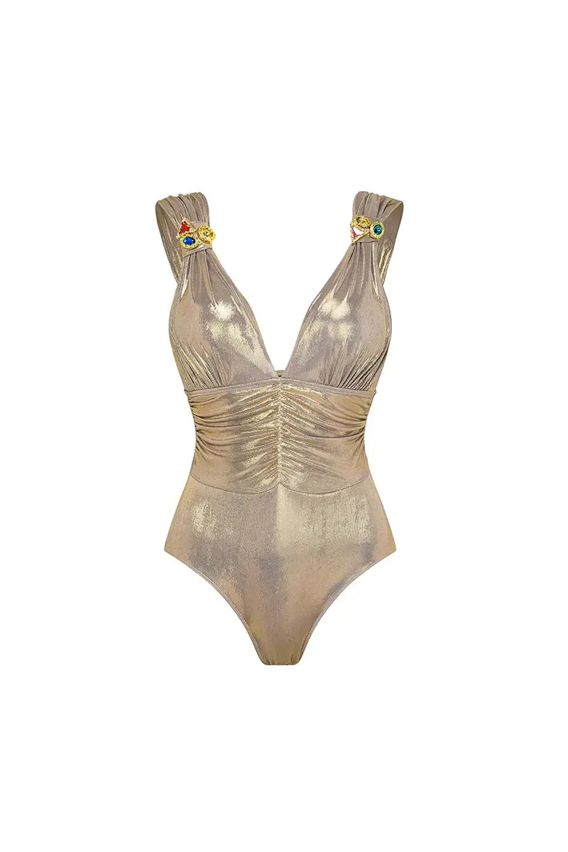 Beautifully Finished Swimsuit in a Timeless Design