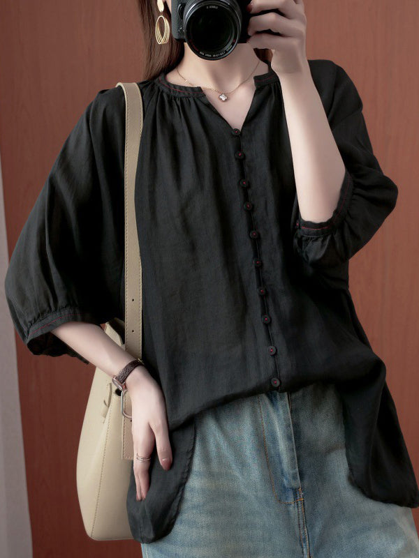 Beautifully Finished Blouse in a Timeless Design
