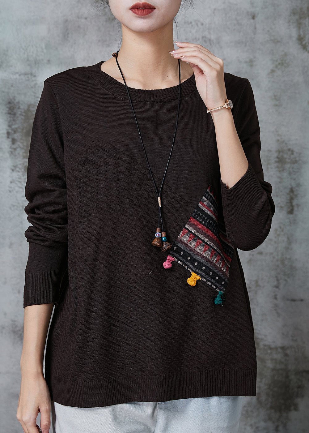 Beautifully Finished Sweater in a Timeless Design