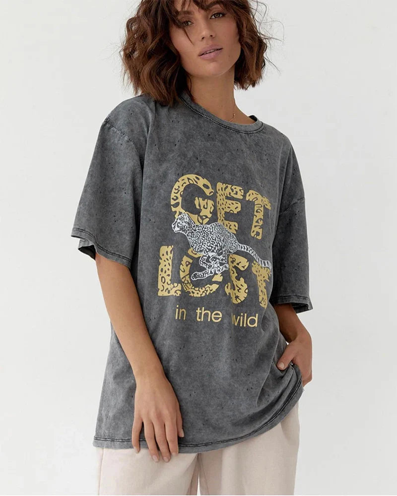 A Vintage Style T-Shirt with Delicate Timeless Details