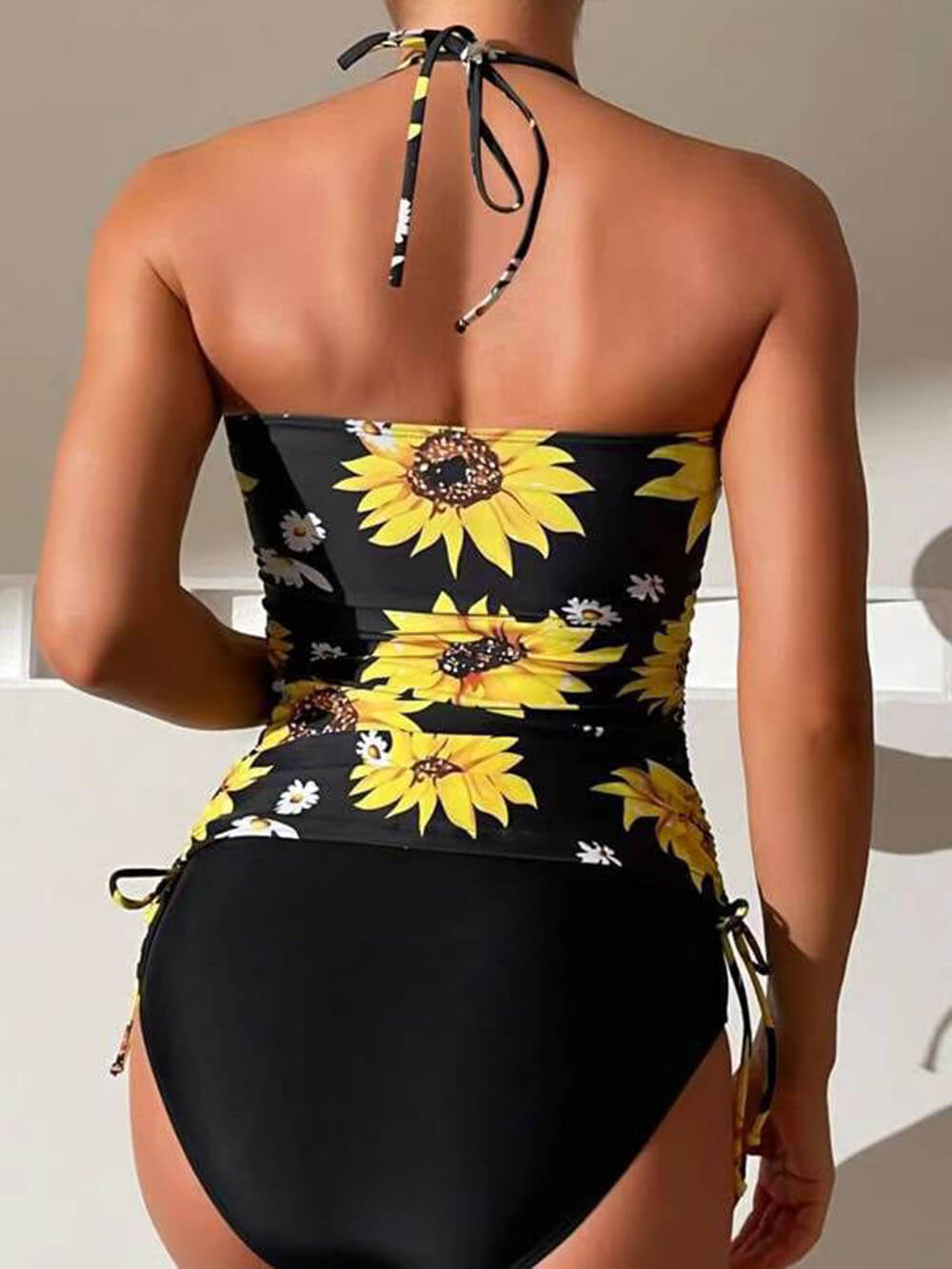 A Vintage Style Tankini with Delicate Timeless Details