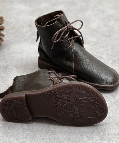 A Vintage Style Boots with Delicate Timeless Details