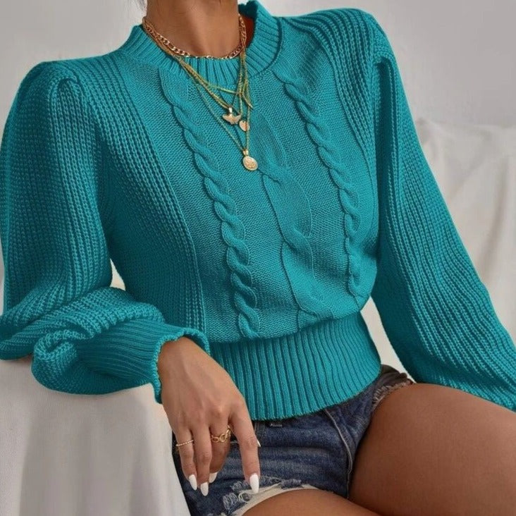 A Vintage Style Sweater with Delicate Timeless Details