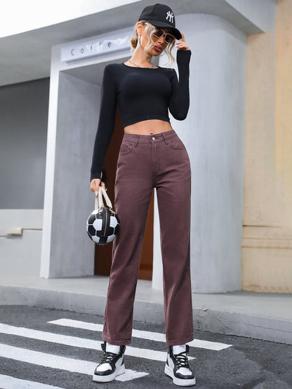 A Vintage Style Trousers with Delicate Timeless Details