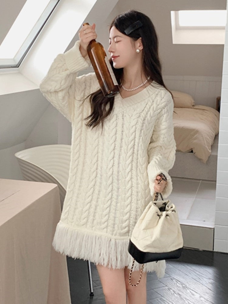 Vintage Inspired Sweater with a Contemporary Edge