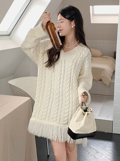 Vintage Inspired Sweater with a Contemporary Edge