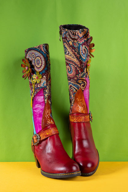 A Vintage Style Boots with Delicate Timeless Details