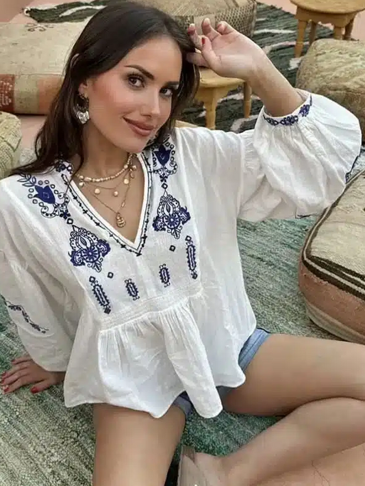 A Vintage Style Top with Delicate Timeless Details