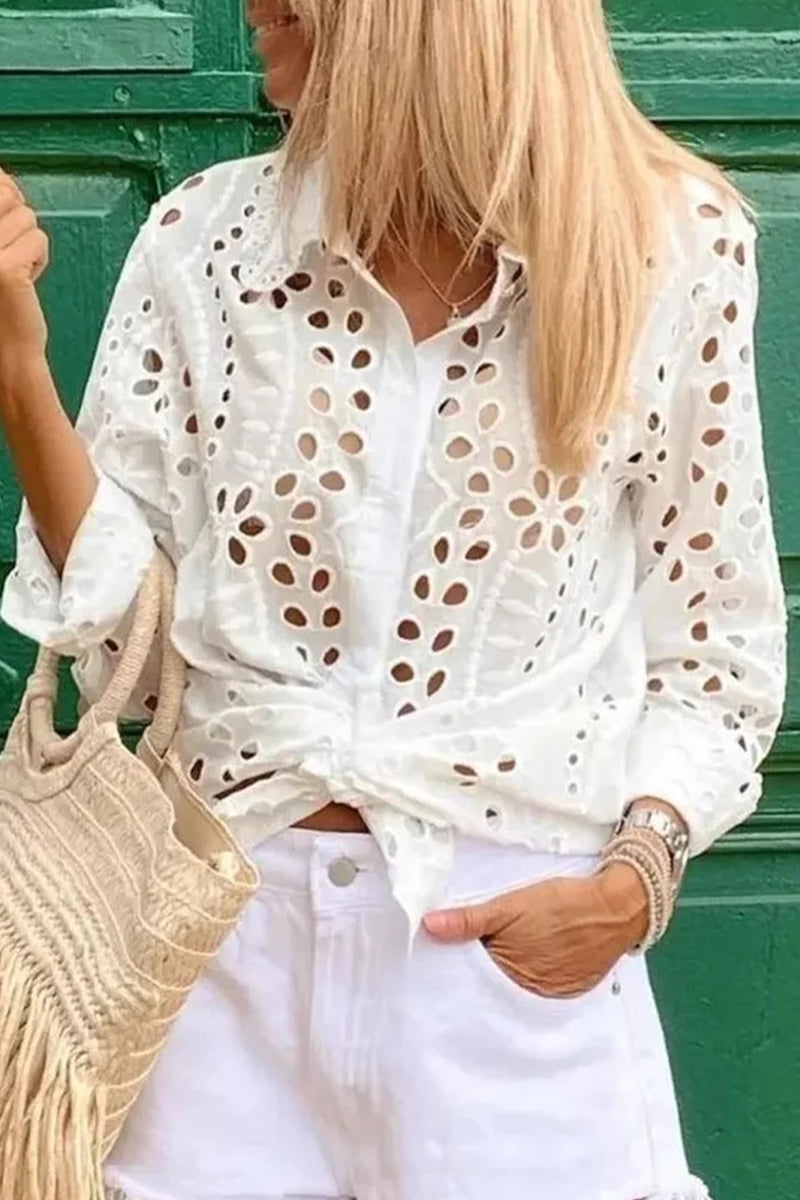 A Vintage Style Blouse with Delicate Timeless Details