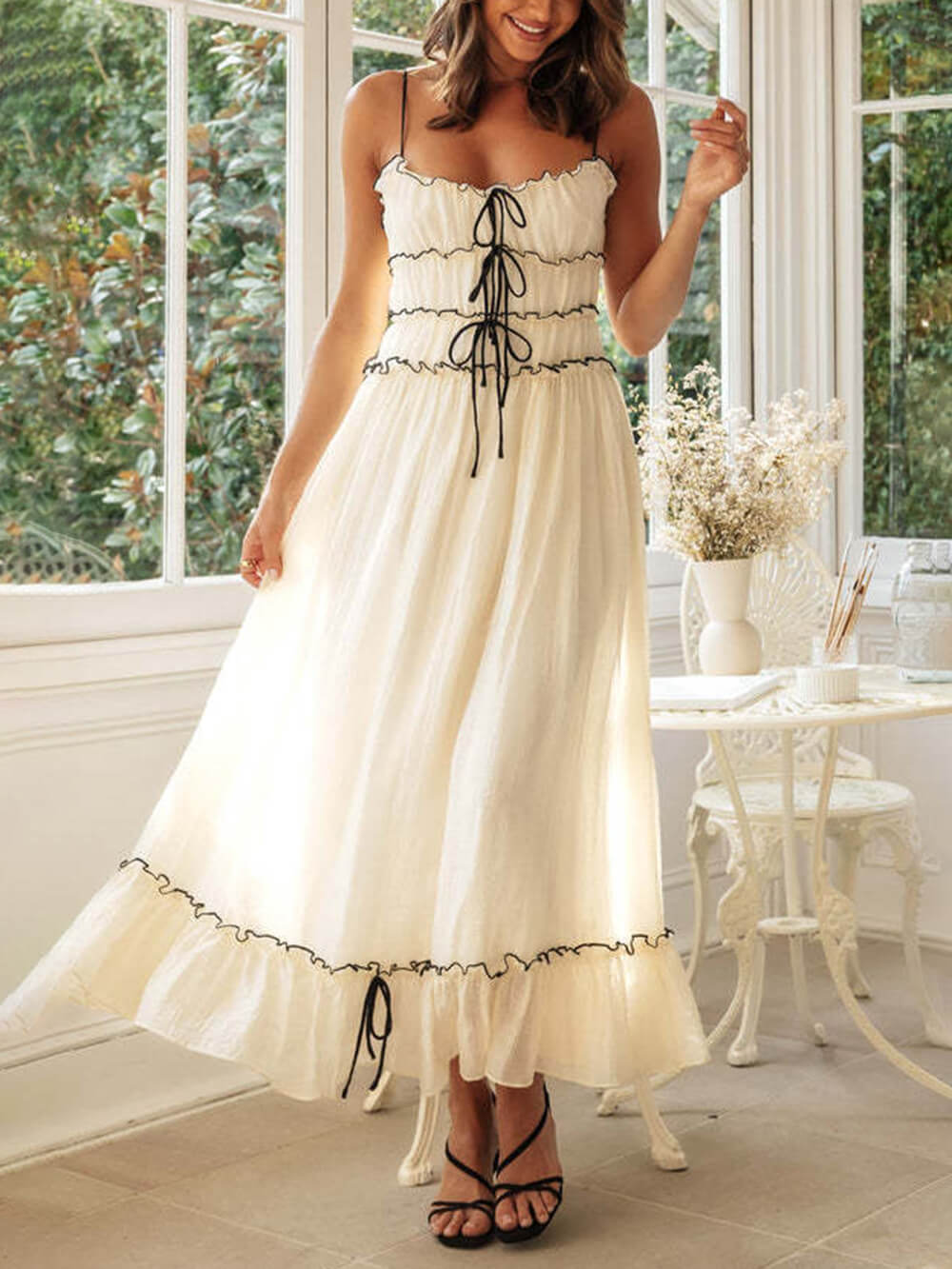 A Vintage Style Dress with Delicate Timeless Details