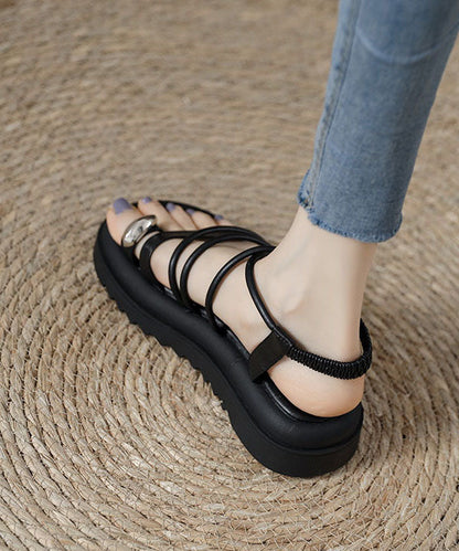 A Vintage Style Sandals with Delicate Timeless Details