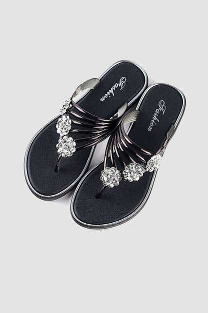 A Vintage Style Sandals with Delicate Timeless Details