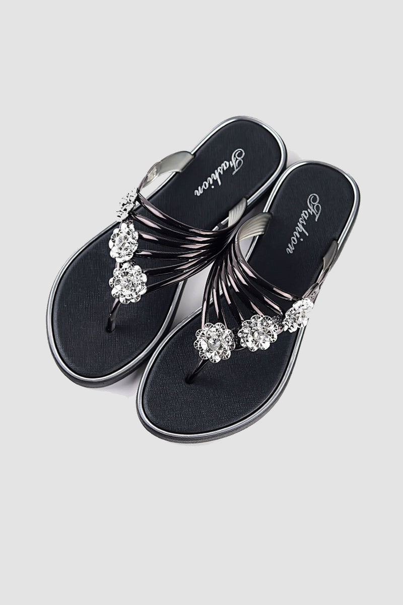 A Vintage Style Sandals with Delicate Timeless Details
