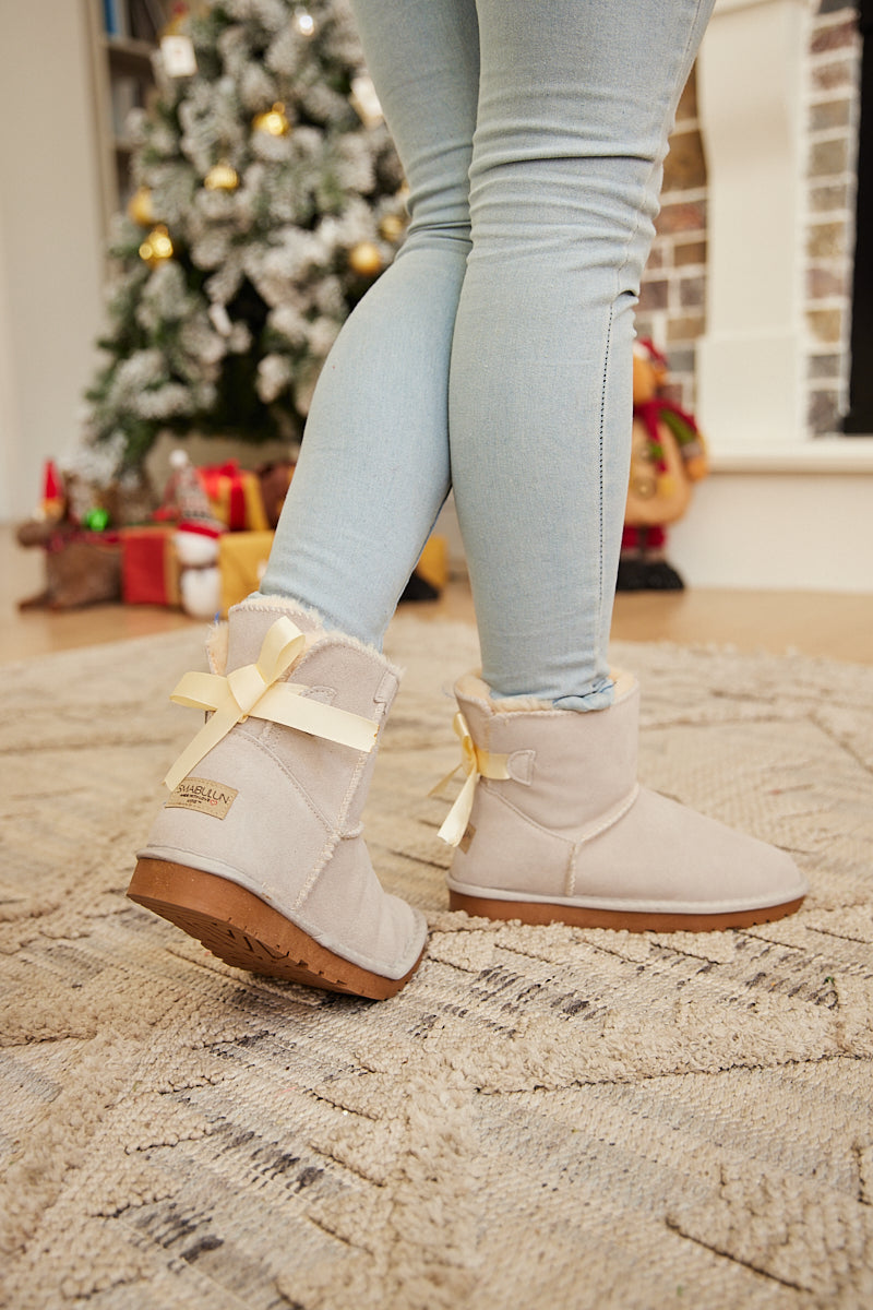 A Vintage Style Boots with Delicate Timeless Details