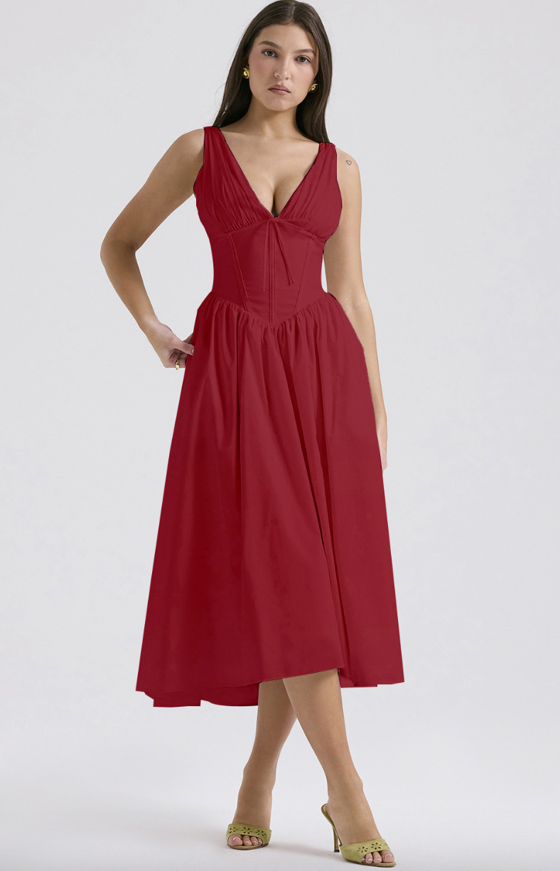 A Vintage Style Dress with Delicate Timeless Details