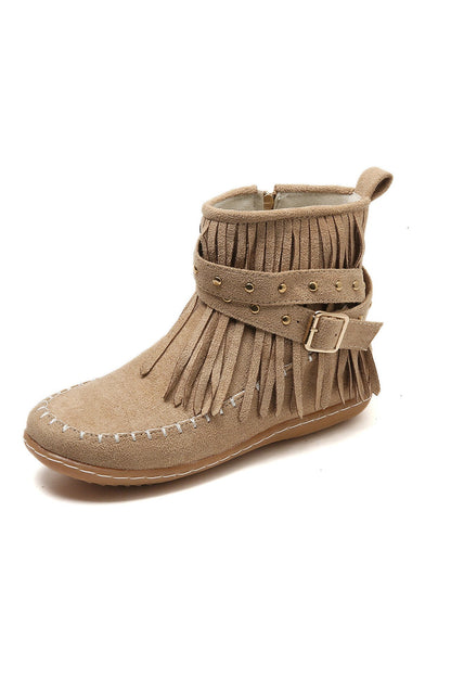 A Vintage Style Boots with Delicate Timeless Details