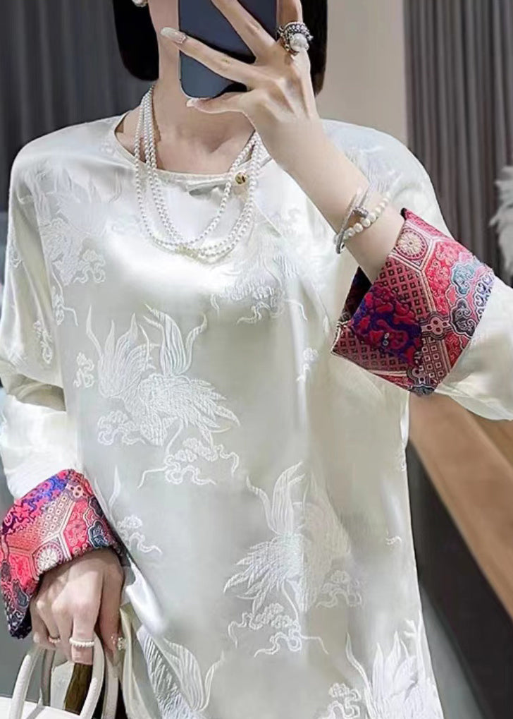 A Vintage Style Blouse with Delicate Timeless Details