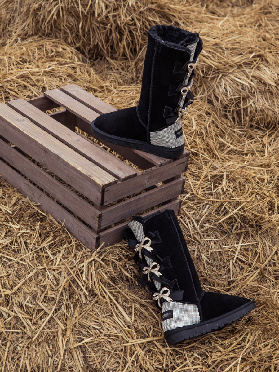 A Vintage Style Boots with Delicate Timeless Details