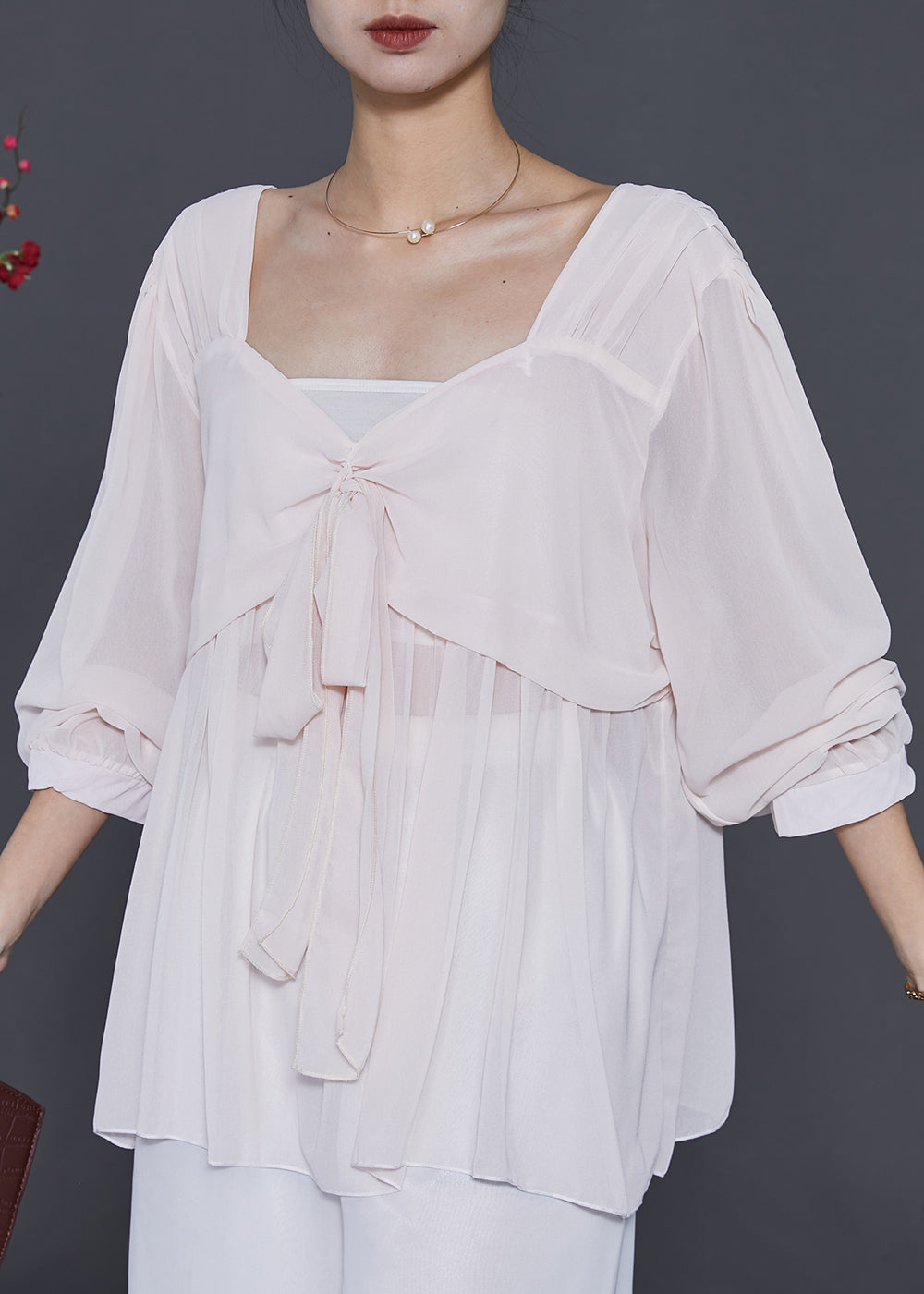 Classic Vintage Blouse with a Flattering Fit