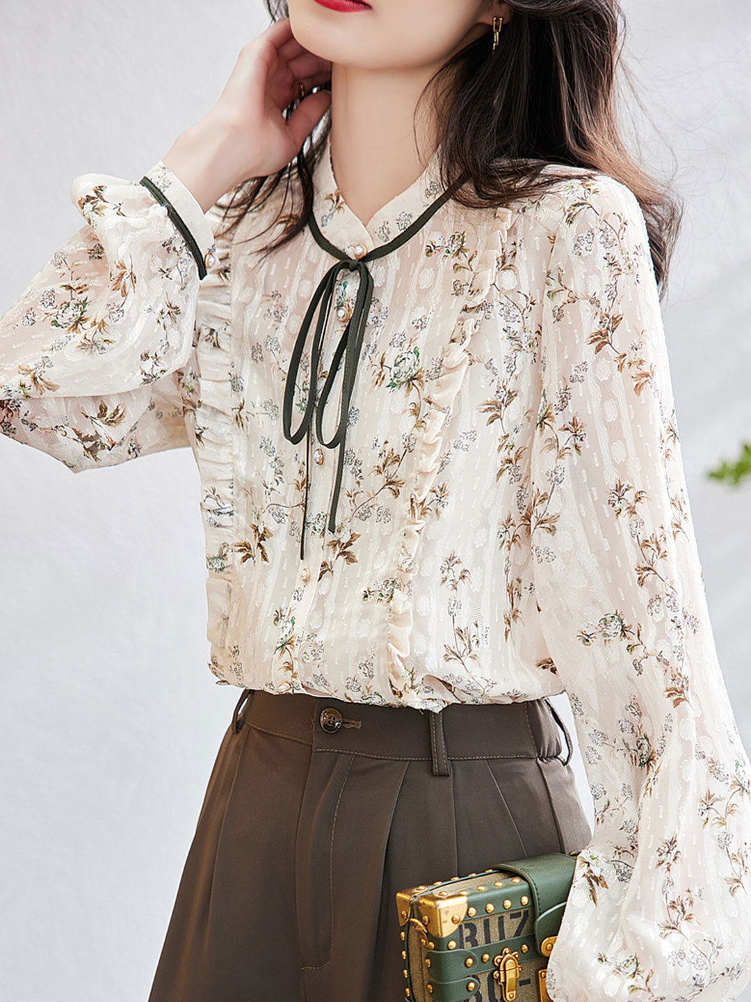 Vintage Inspired Blouse with a Contemporary Edge