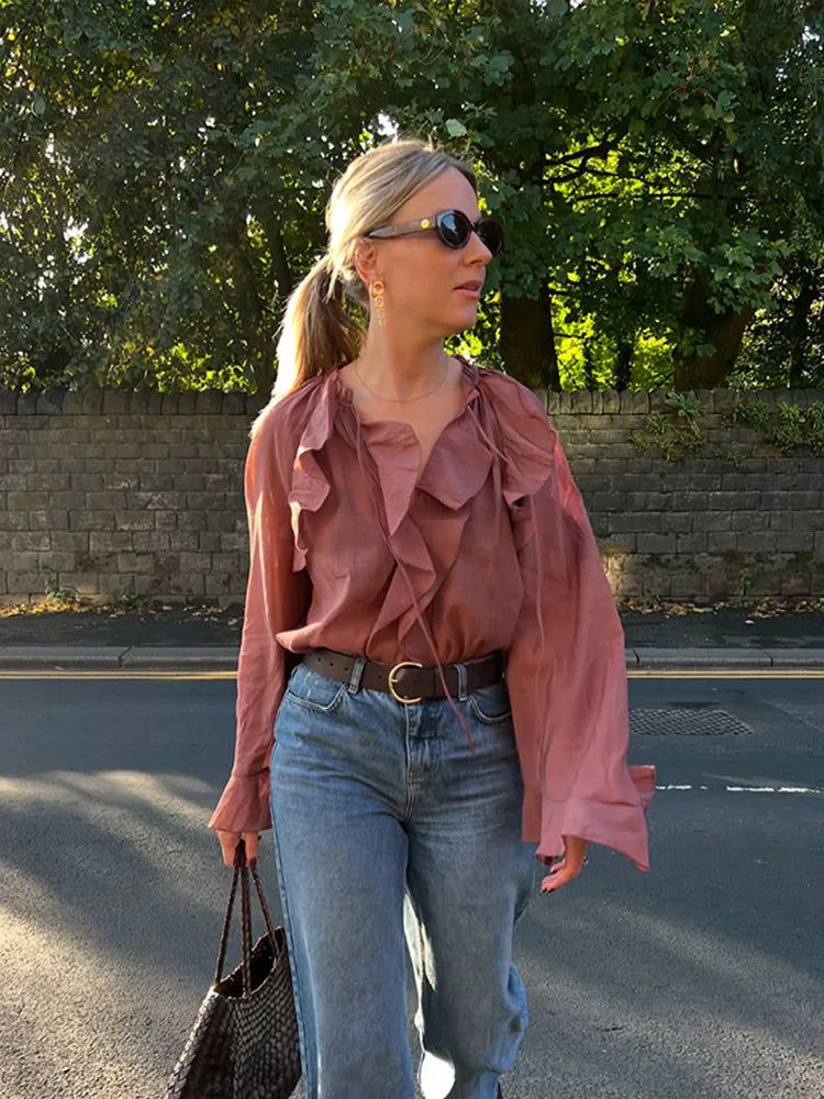 Vintage Inspired Blouse with a Contemporary Edge