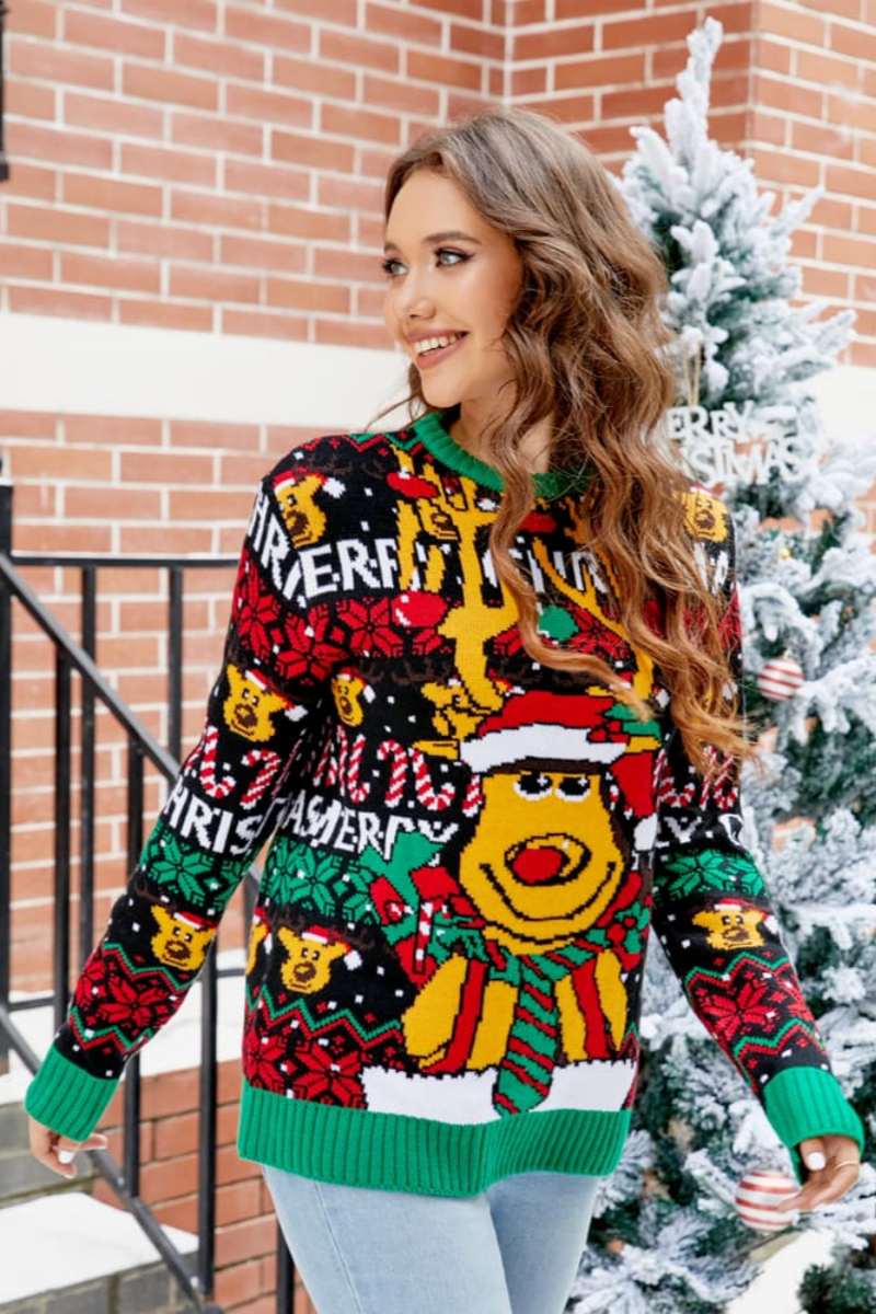 Classic Vintage Sweater with a Flattering Fit