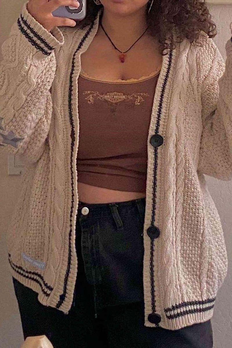 A Vintage Style Cardigan with Delicate Timeless Details
