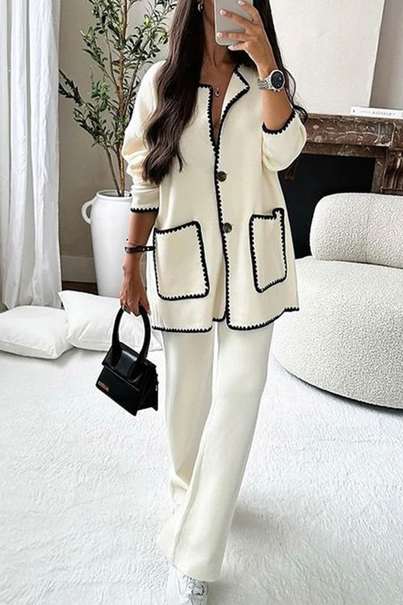 Classic Vintage Cardigan with a Flattering Fit