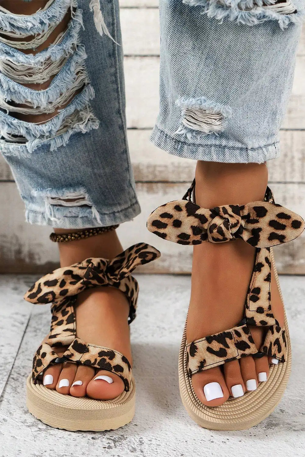 A Vintage Style Sandals with Delicate Timeless Details