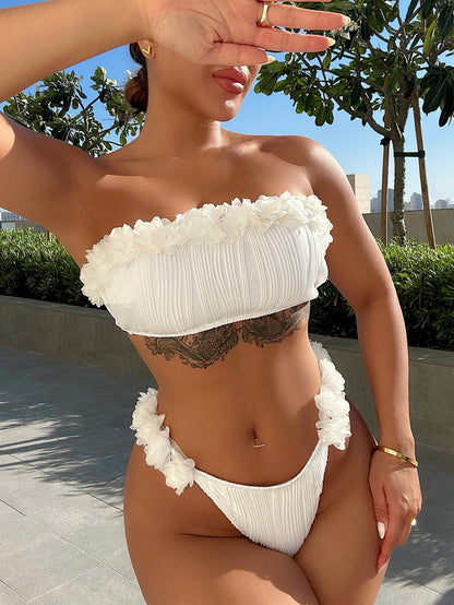 A Vintage Style Swimsuit with Delicate Timeless Details