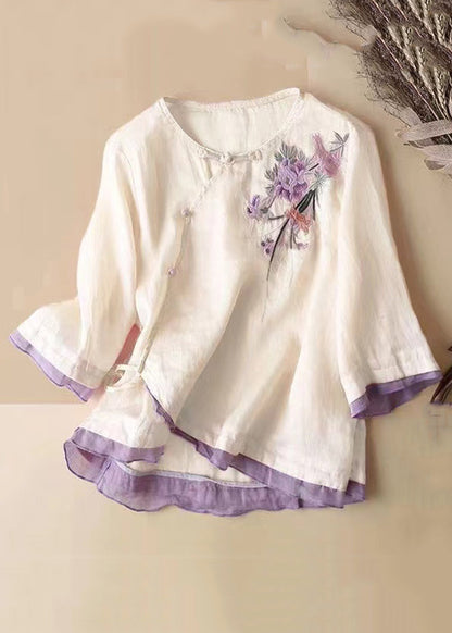 A Vintage Style Shirt with Delicate Timeless Details