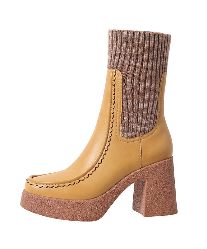 A Vintage Style Boots with Delicate Timeless Details