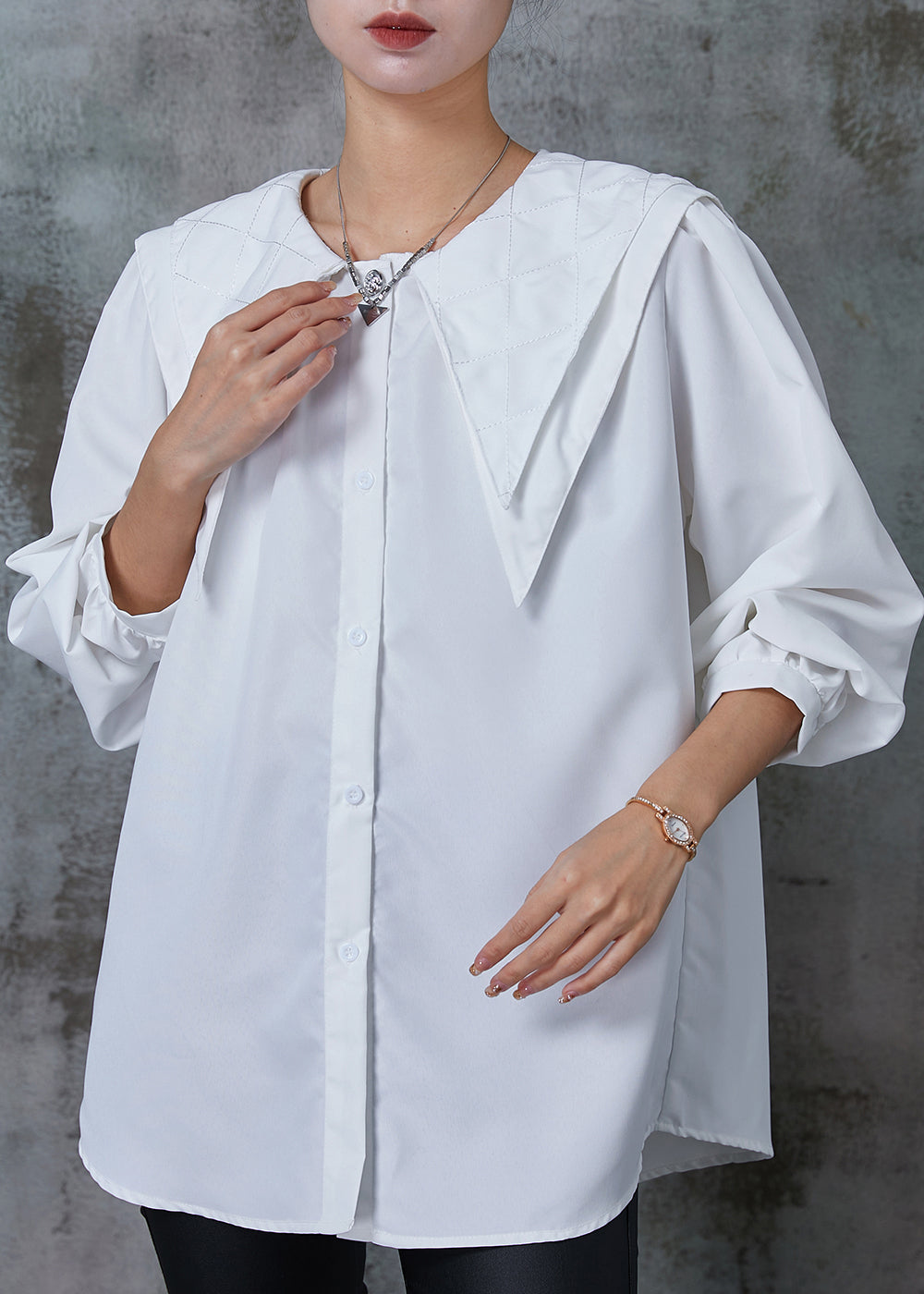 A Vintage Style Shirt with Delicate Timeless Details