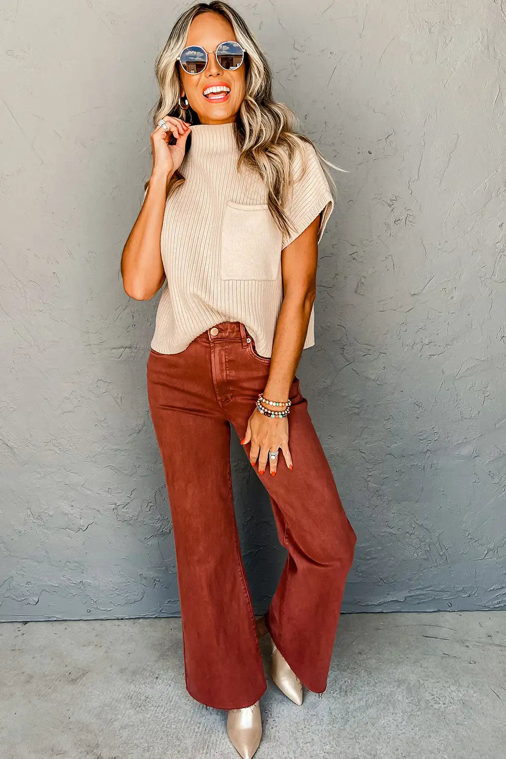Vintage Inspired Sweater with a Contemporary Edge