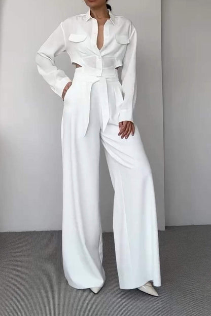 A Vintage Style Trousers with Delicate Timeless Details