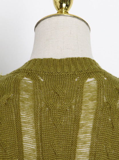 Vintage Inspired Sweater with a Contemporary Edge