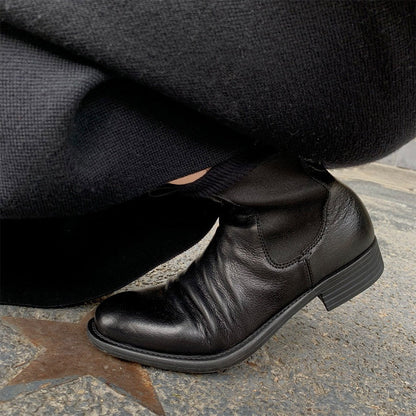 A Vintage Style Boots with Delicate Timeless Details